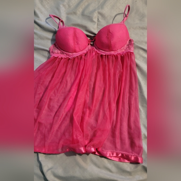 Victoria's Secret Pink Babydoll Lingerie - Picture 1 of 5